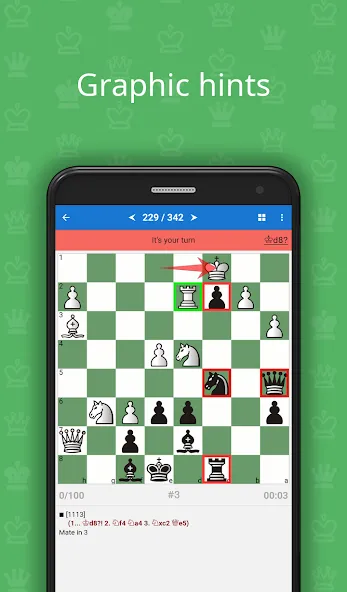 Chess Tactics for Beginners — взломанная версия, Решены все шахматные задачи — скриншот 2 Chess Tactics for Beginners — взломанная версия, Решены все шахматные задачи — скриншот 2