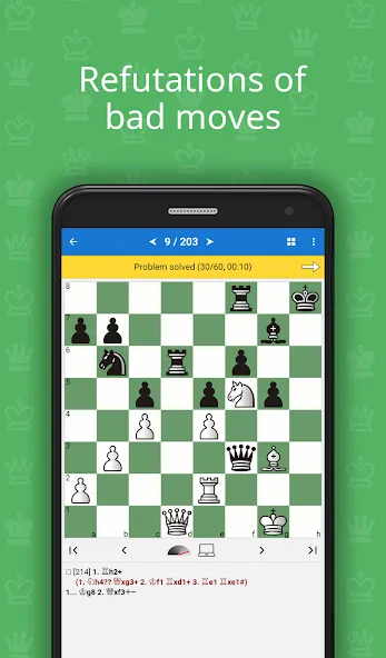 Chess Tactics for Beginners — взломанная версия, Решены все шахматные задачи — скриншот 3 Chess Tactics for Beginners — взломанная версия, Решены все шахматные задачи — скриншот 3