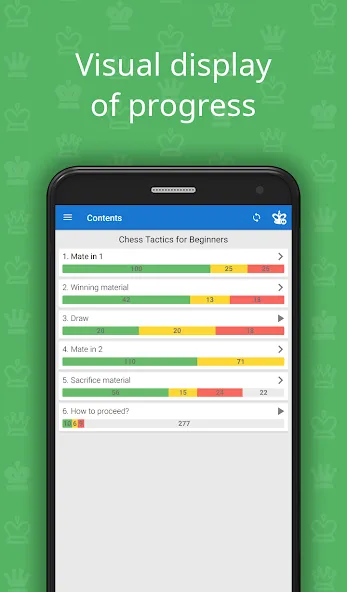 Chess Tactics for Beginners — взломанная версия, Решены все шахматные задачи — скриншот 4 Chess Tactics for Beginners — взломанная версия, Решены все шахматные задачи — скриншот 4