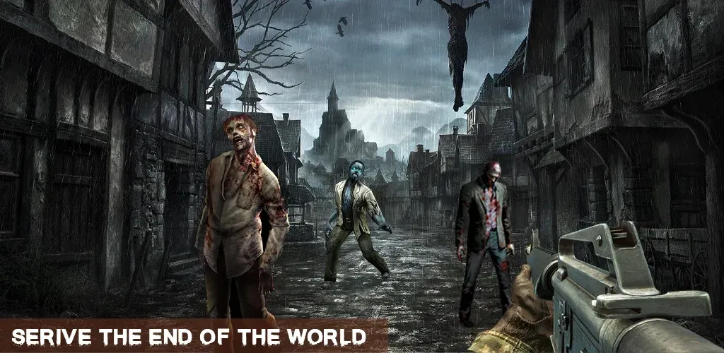 Zombie Games 3d 2024 : fps War бесплатно на Андроид — мод: Безлимитные патроны и здоровье — скриншот 5