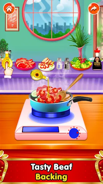 Скачать Kitayskaya-kulinarnyye 3D-igry Mod APK — Безлимитные деньги и бонусы — скриншот 3