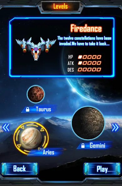 Space Attack — скачать мод: Много денег и мощное оружие — скриншот 1 Space Attack — скачать мод: Много денег и мощное оружие — скриншот 1