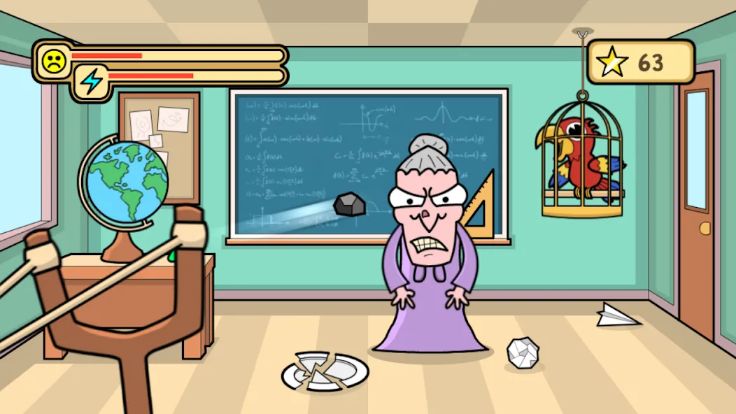 Bash the Teacher! School Prank бесплатно на Андроид — мод: Открыты все уровни и предметы — скриншот 2 Bash the Teacher! School Prank бесплатно на Андроид — мод: Открыты все уровни и предметы — скриншот 2