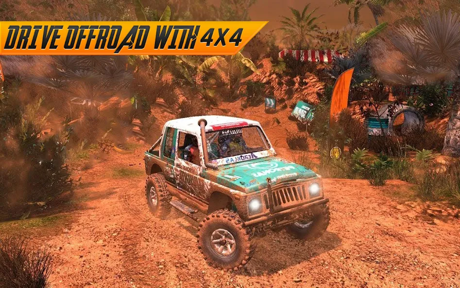Offroad Jeep Driving Simulator взлом на Андроид — Безлимитные деньги и топливо — скриншот 3