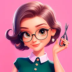 Beauty Tycoon: Hair Salon Game — Безлимитные деньги и все прически открыты, скачать мод APK