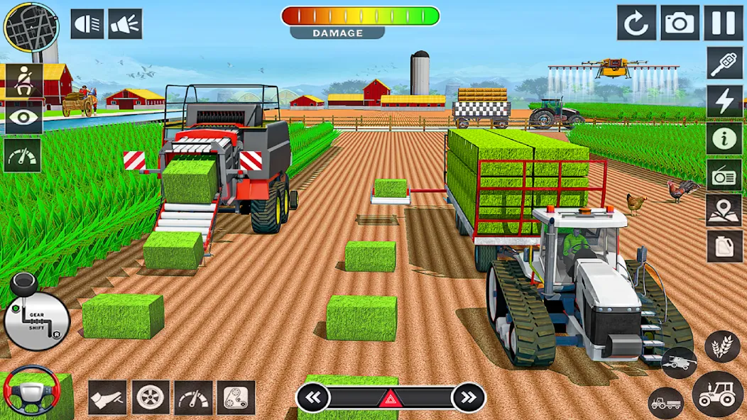Big Tractor Farming Simulator MOD APK скачать на Андроид — Безлимитные деньги и топливо — скриншот 5 Big Tractor Farming Simulator MOD APK скачать на Андроид — Безлимитные деньги и топливо — скриншот 5
