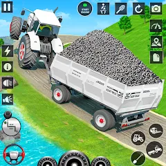 Big Tractor Farming Simulator MOD APK скачать на Андроид — Безлимитные деньги и топливо