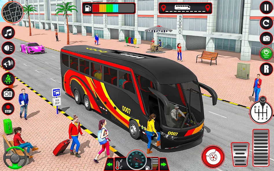 City Bus Simulator 3D Bus Game бесплатно на Андроид — мод: Без рекламы и много денег — скриншот 5