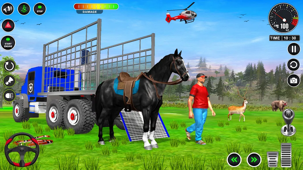 Animal Transport Truck Game 3D мод на Андроид: Безлимитные деньги и все животные открыты — скриншот 5 Animal Transport Truck Game 3D мод на Андроид: Безлимитные деньги и все животные открыты — скриншот 5
