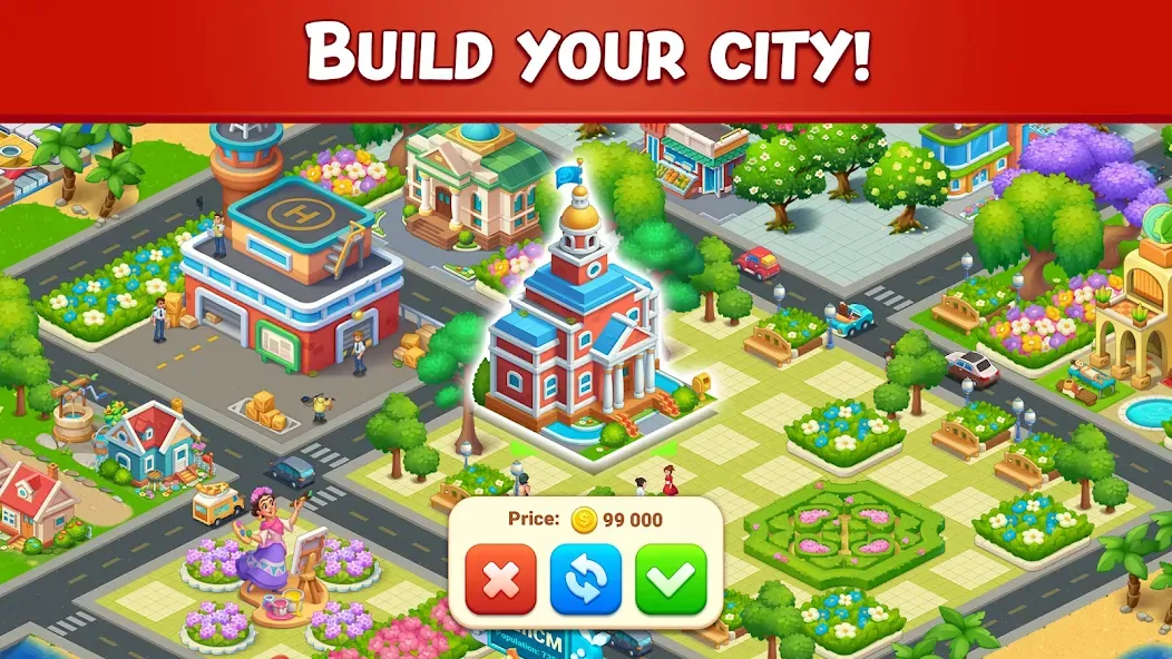 Скачать Farm City: Farming & Building мод — Безлимитные деньги и ресурсы — скриншот 4