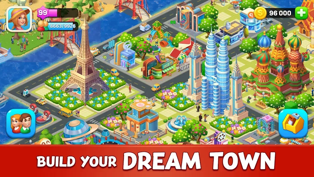 Скачать Farm City: Farming & Building мод — Безлимитные деньги и ресурсы — скриншот 5