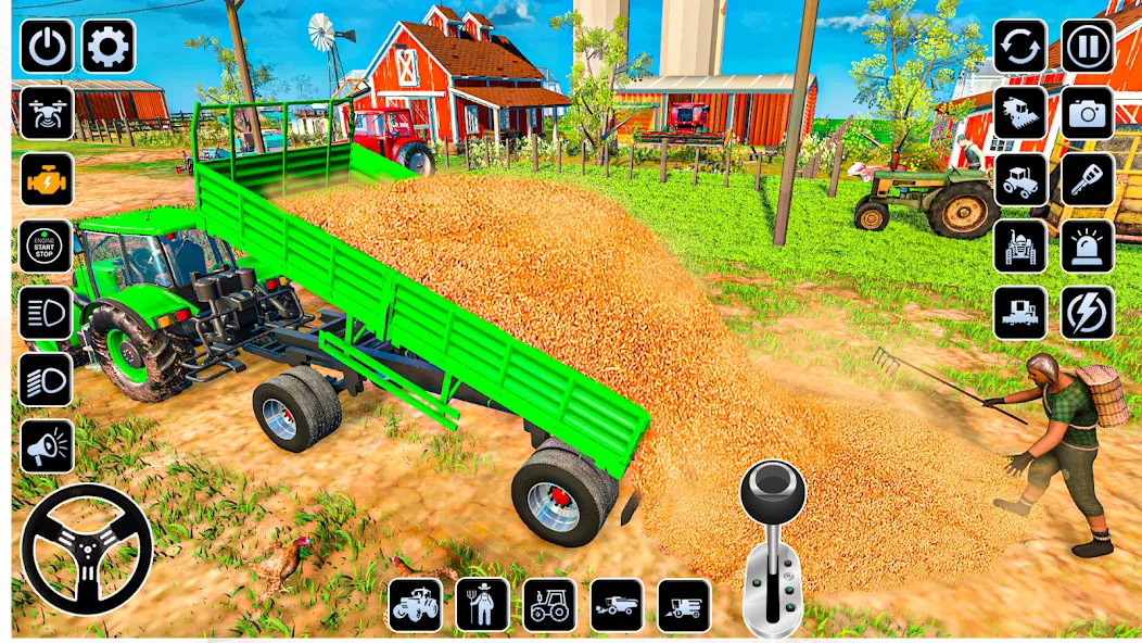 Farming Games & Tractor Games бесплатно на Андроид — мод: Безлимитные деньги и техника — скриншот 5