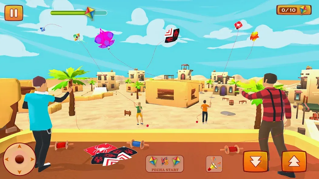 Kite Game: Kite Flying Game 3D MOD APK скачать на Андроид — Без рекламы и все уровни открыты — скриншот 2 Kite Game: Kite Flying Game 3D MOD APK скачать на Андроид — Без рекламы и все уровни открыты — скриншот 2