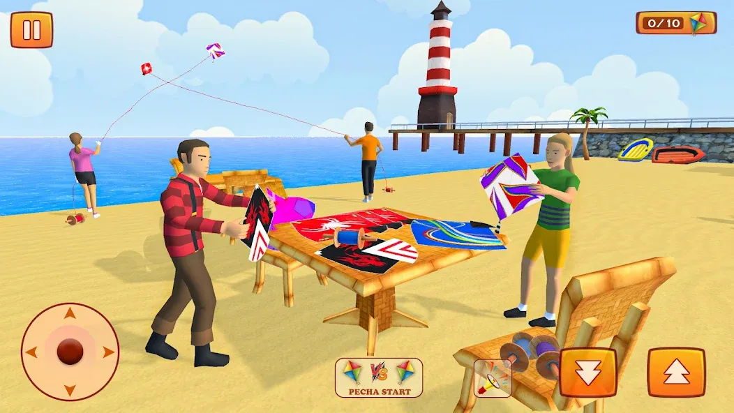 Kite Game: Kite Flying Game 3D MOD APK скачать на Андроид — Без рекламы и все уровни открыты — скриншот 3 Kite Game: Kite Flying Game 3D MOD APK скачать на Андроид — Без рекламы и все уровни открыты — скриншот 3