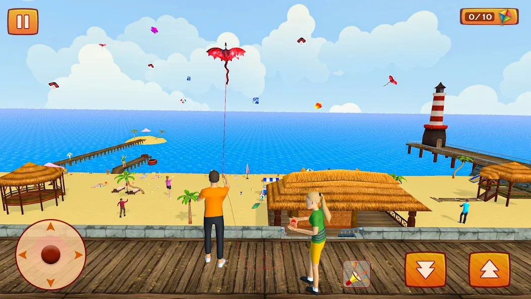 Kite Game: Kite Flying Game 3D MOD APK скачать на Андроид — Без рекламы и все уровни открыты — скриншот 5 Kite Game: Kite Flying Game 3D MOD APK скачать на Андроид — Без рекламы и все уровни открыты — скриншот 5