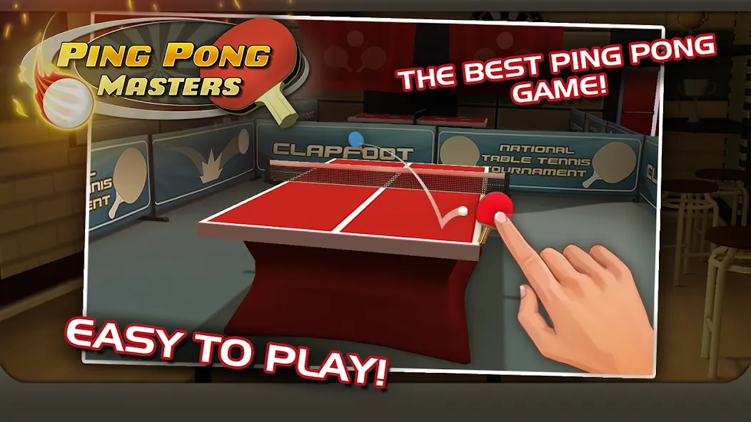 Скачать Ping Pong Masters последней версии — Безлимитные монеты и разблокированы ракетки — скриншот 1 Скачать Ping Pong Masters последней версии — Безлимитные монеты и разблокированы ракетки — скриншот 1
