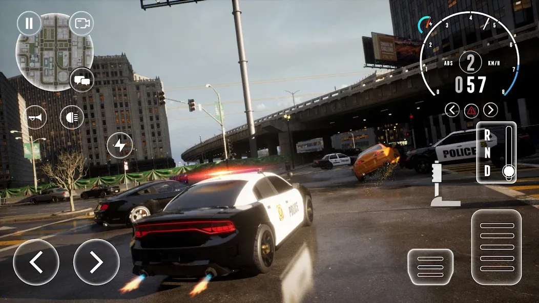 Скачать Police Car Simulator 2023 мод — Безлимитные деньги и топливо — скриншот 3 Скачать Police Car Simulator 2023 мод — Безлимитные деньги и топливо — скриншот 3