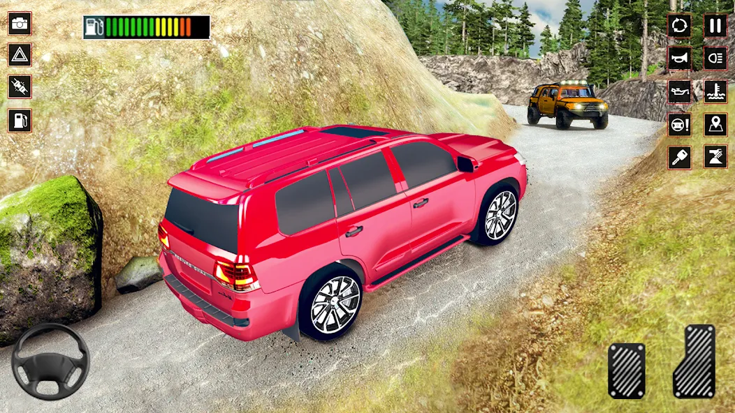 Mountain Climb 4x4 Car Games на телефон — скачать мод: Безлимитные деньги и топливо — скриншот 2 Mountain Climb 4x4 Car Games на телефон — скачать мод: Безлимитные деньги и топливо — скриншот 2
