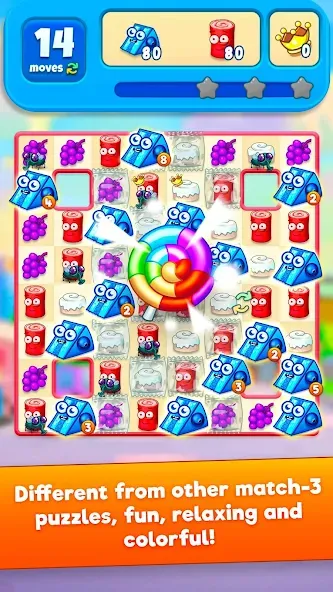 Sugar Heroes - match 3 game мод на Андроид: Безлимитные жизни и подсказки — скриншот 1