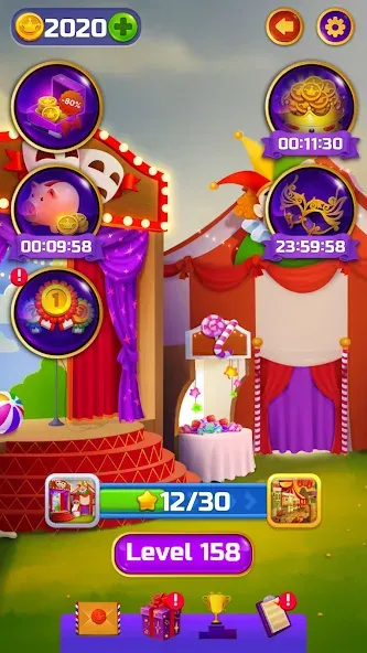 Circus Words: Magic Puzzle — взломанная версия, Без рекламы и подсказки доступны — скриншот 5 Circus Words: Magic Puzzle — взломанная версия, Без рекламы и подсказки доступны — скриншот 5