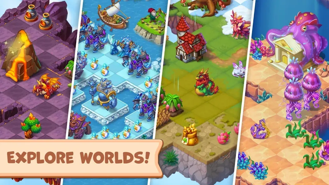 Скачать Mergest Kingdom: Merge game бесплатно — Безлимитные ресурсы и ускоренное строительство — скриншот 2 Скачать Mergest Kingdom: Merge game бесплатно — Безлимитные ресурсы и ускоренное строительство — скриншот 2