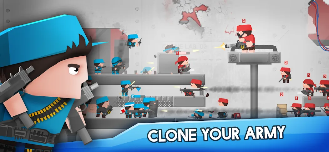 Скачать Clone Armies: Battle Game бесплатно — Безлимитные деньги и патроны — скриншот 1 Скачать Clone Armies: Battle Game бесплатно — Безлимитные деньги и патроны — скриншот 1