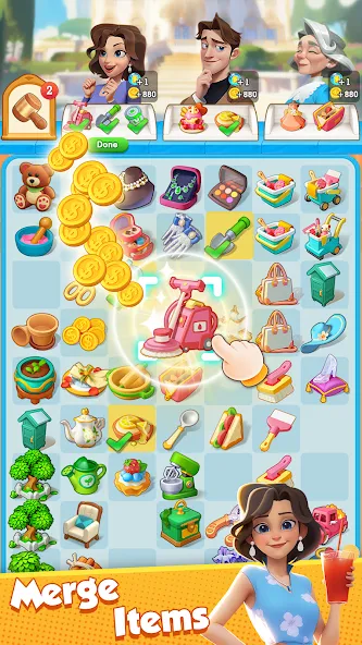 Скачать Merge Secret Mod APK — Безлимитные монеты и энергия — скриншот 1