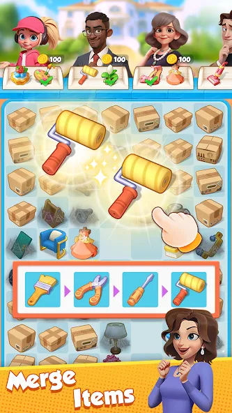 Скачать Merge Secret Mod APK — Безлимитные монеты и энергия — скриншот 2