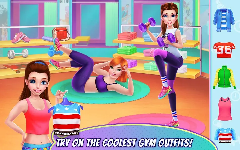 Fitness Girl - Dance & Play взломанный APK — Безлимитные монеты и все танцы открыты — скриншот 1