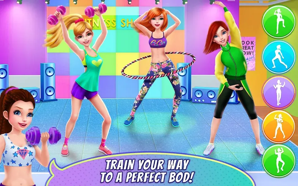 Fitness Girl - Dance & Play взломанный APK — Безлимитные монеты и все танцы открыты — скриншот 3