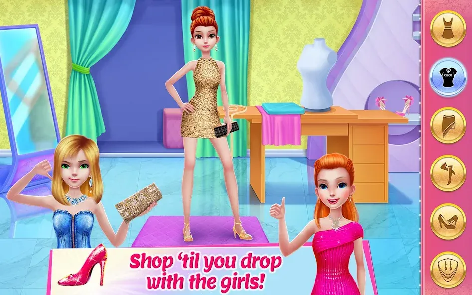 Girl Squad - BFF in Style на телефон — скачать мод: Безлимитные деньги и наряды — скриншот 1 Girl Squad - BFF in Style на телефон — скачать мод: Безлимитные деньги и наряды — скриншот 1