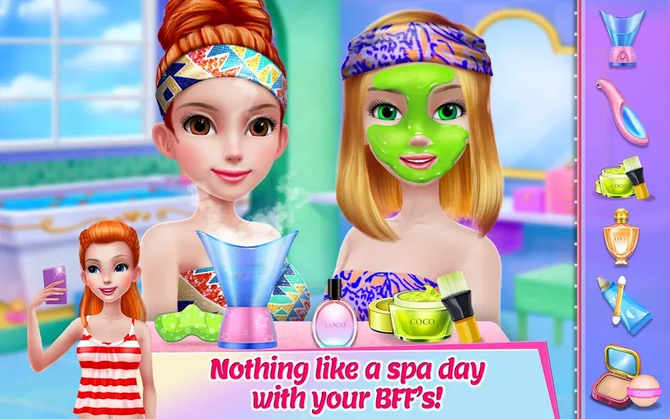 Girl Squad - BFF in Style на телефон — скачать мод: Безлимитные деньги и наряды — скриншот 3 Girl Squad - BFF in Style на телефон — скачать мод: Безлимитные деньги и наряды — скриншот 3