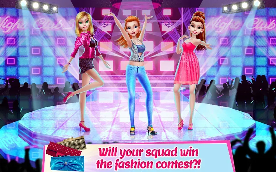 Girl Squad - BFF in Style на телефон — скачать мод: Безлимитные деньги и наряды — скриншот 4 Girl Squad - BFF in Style на телефон — скачать мод: Безлимитные деньги и наряды — скриншот 4