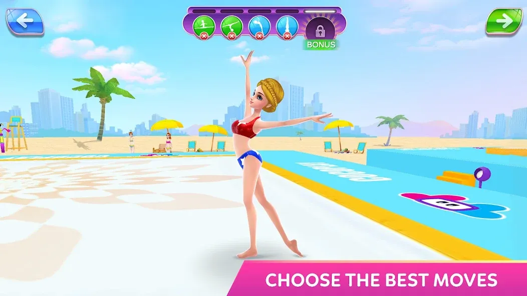 Gymnastics Superstar Star Girl MOD APK: Безлимитные деньги и все костюмы — скриншот 2 Gymnastics Superstar Star Girl MOD APK: Безлимитные деньги и все костюмы — скриншот 2