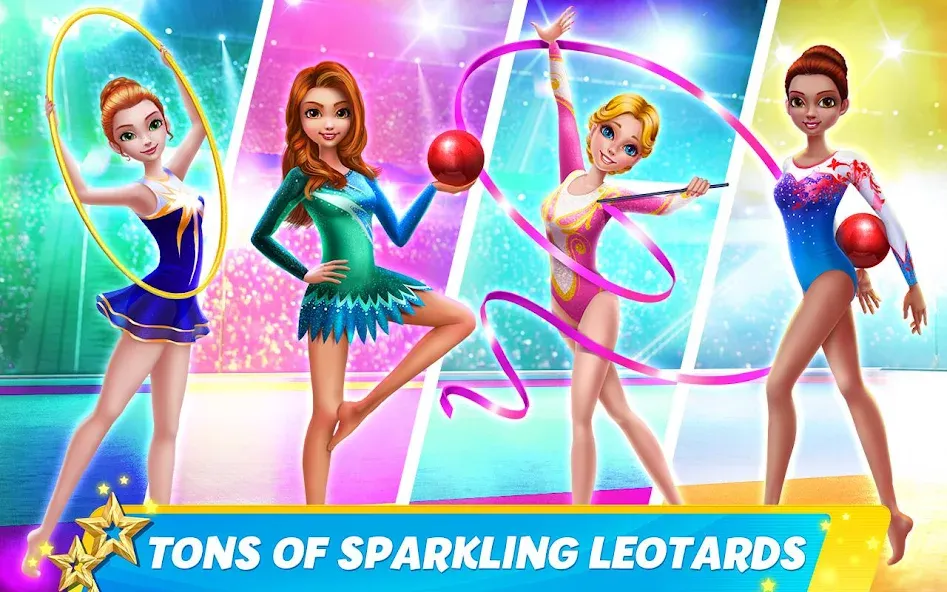 Мод Rhythmic Gymnastics Dream Team — Безлимитные деньги и энергия, скачать APK — скриншот 1 Мод Rhythmic Gymnastics Dream Team — Безлимитные деньги и энергия, скачать APK — скриншот 1