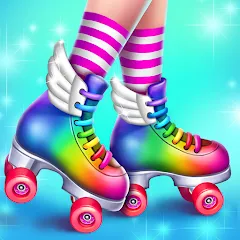 Скачать Roller Skating Girls на Андроид с модом — Безлимитные монеты и все уровни открыты