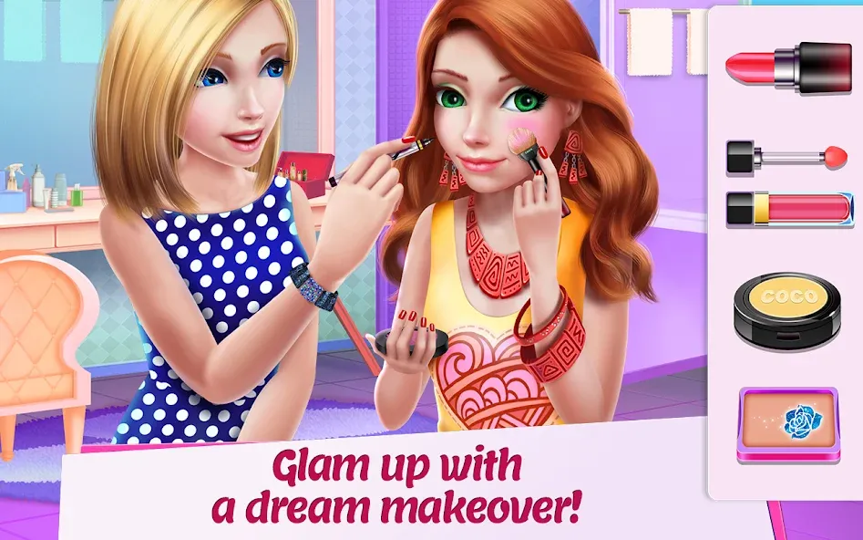 Мод Shopping Mall Girl: Chic Game — Безлимитные деньги и все наряды, скачать APK — скриншот 5 Мод Shopping Mall Girl: Chic Game — Безлимитные деньги и все наряды, скачать APK — скриншот 5