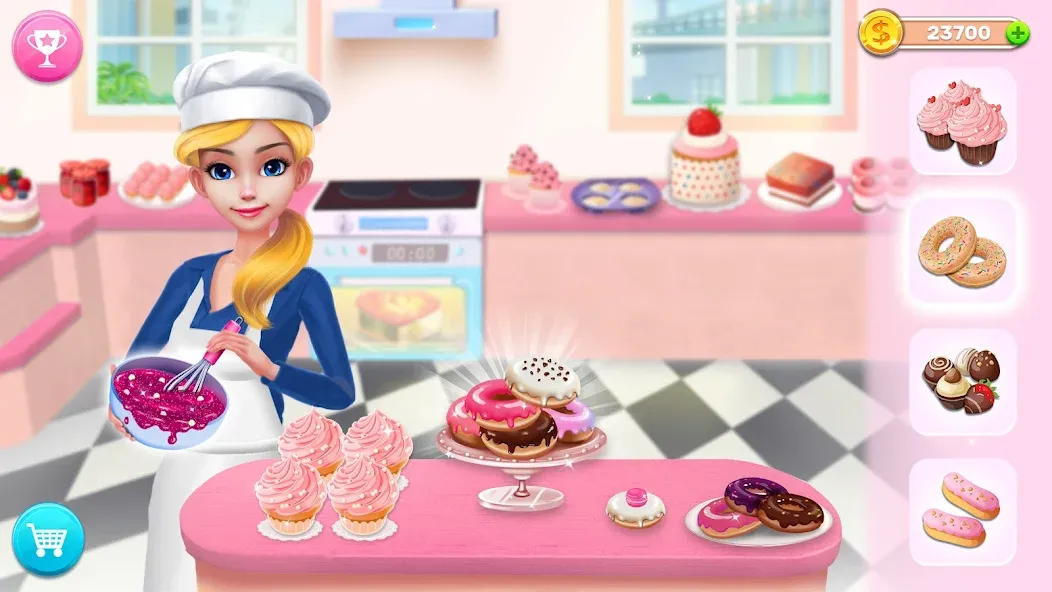 My Bakery Empire: Bake a Cake — скачать мод: Безлимитные деньги и ингредиенты — скриншот 1 My Bakery Empire: Bake a Cake — скачать мод: Безлимитные деньги и ингредиенты — скриншот 1