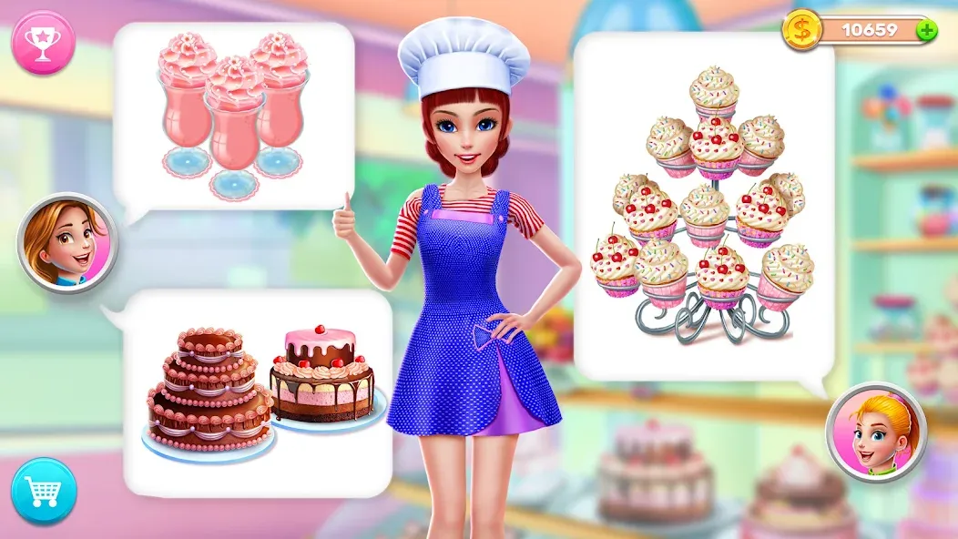 My Bakery Empire: Bake a Cake — скачать мод: Безлимитные деньги и ингредиенты — скриншот 4 My Bakery Empire: Bake a Cake — скачать мод: Безлимитные деньги и ингредиенты — скриншот 4