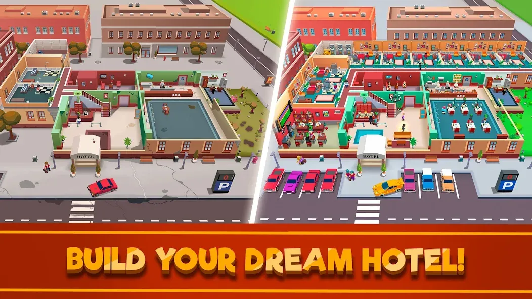 Hotel Empire Tycoon-Idle Game бесплатно на Андроид — мод: Безлимитные деньги и премиум функции — скриншот 1 Hotel Empire Tycoon-Idle Game бесплатно на Андроид — мод: Безлимитные деньги и премиум функции — скриншот 1