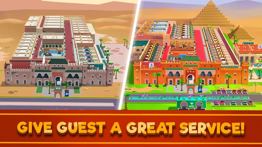 Hotel Empire Tycoon-Idle Game бесплатно на Андроид — мод: Безлимитные деньги и премиум функции — скриншот 4 Hotel Empire Tycoon-Idle Game бесплатно на Андроид — мод: Безлимитные деньги и премиум функции — скриншот 4