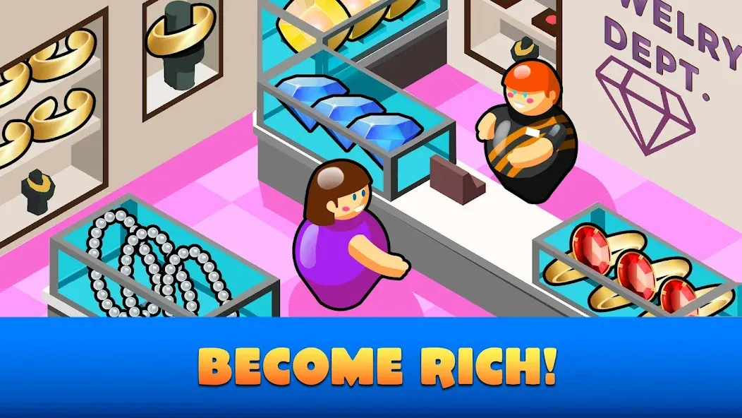 Idle Supermarket Tycoon-Shop — последняя версия с модом (Безлимитные деньги и все улучшения) — скриншот 4 Idle Supermarket Tycoon-Shop — последняя версия с модом (Безлимитные деньги и все улучшения) — скриншот 4