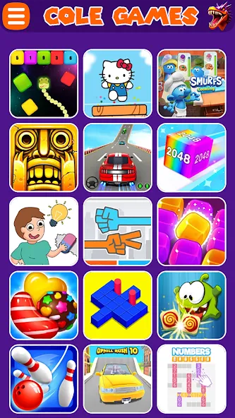 COLE Games на телефон — скачать мод: Разблокированы все уровни игры — скриншот 2 COLE Games на телефон — скачать мод: Разблокированы все уровни игры — скриншот 2