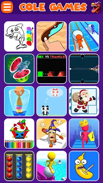COLE Games на телефон — скачать мод: Разблокированы все уровни игры — скриншот 3 COLE Games на телефон — скачать мод: Разблокированы все уровни игры — скриншот 3