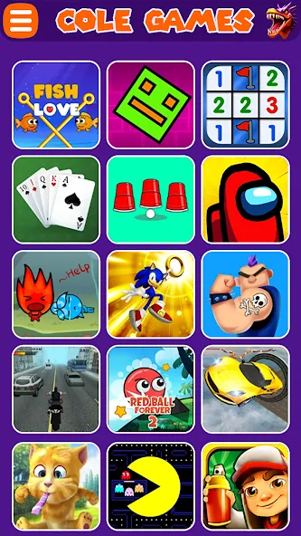 COLE Games на телефон — скачать мод: Разблокированы все уровни игры — скриншот 5 COLE Games на телефон — скачать мод: Разблокированы все уровни игры — скриншот 5