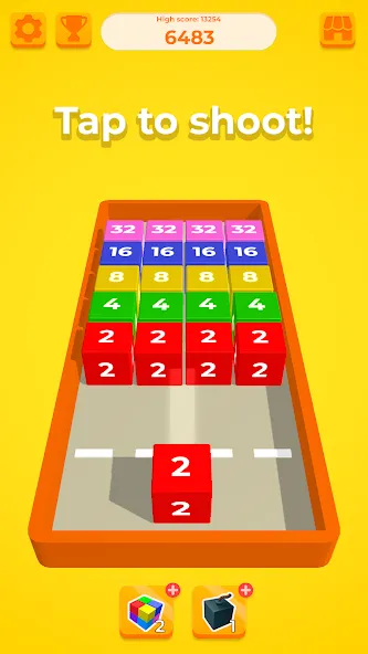 Chain Cube 2048: 3D merge game MOD APK: Без рекламы и много денег — скриншот 2