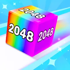 Chain Cube 2048: 3D merge game MOD APK: Без рекламы и много денег