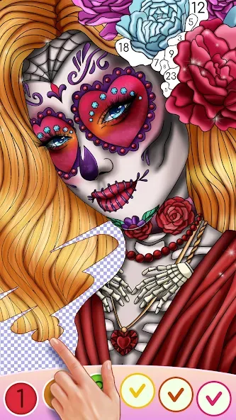 Скачать Color Swipe Coloring Book game последней версии — Разблокированы все раскраски — скриншот 4