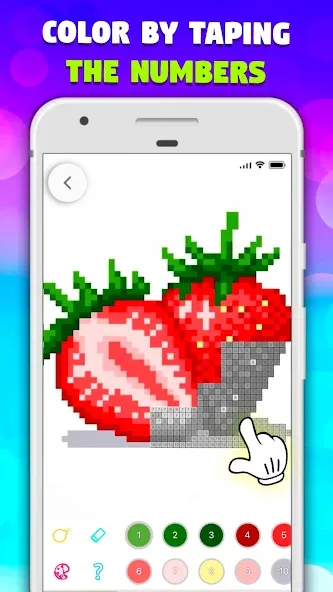 Скачать Pixel Art book・Color by number — Бесконечные краски и все рисунки открыты — скриншот 2 Скачать Pixel Art book・Color by number — Бесконечные краски и все рисунки открыты — скриншот 2
