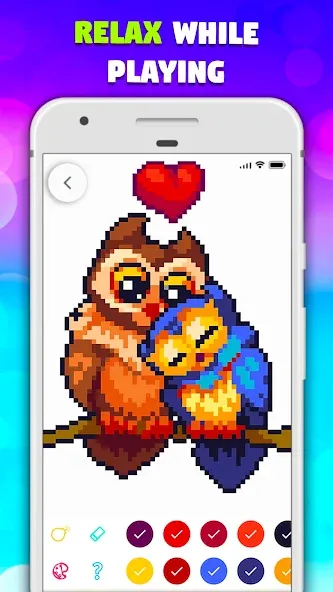 Скачать Pixel Art book・Color by number — Бесконечные краски и все рисунки открыты — скриншот 3 Скачать Pixel Art book・Color by number — Бесконечные краски и все рисунки открыты — скриншот 3